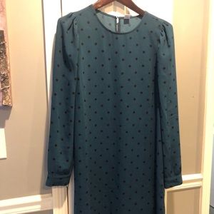 Old Navy Long Sleeve Polka Dot Dress